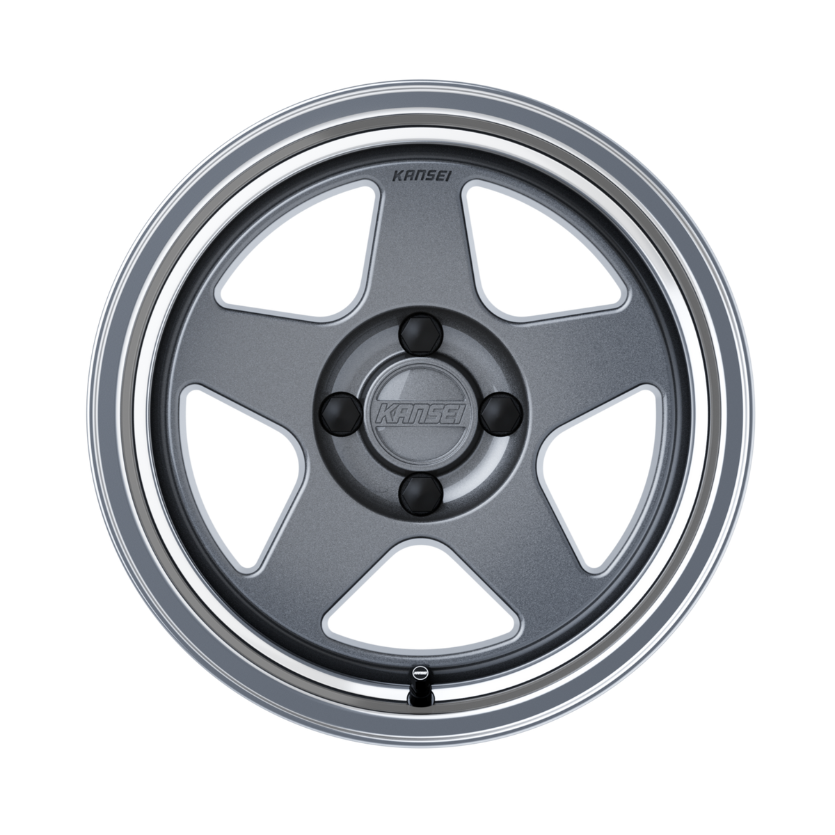 KNP 15" - Gloss Gunmetal Machined Lip