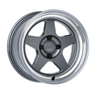 KNP 15" - Gloss Gunmetal Machined Lip
