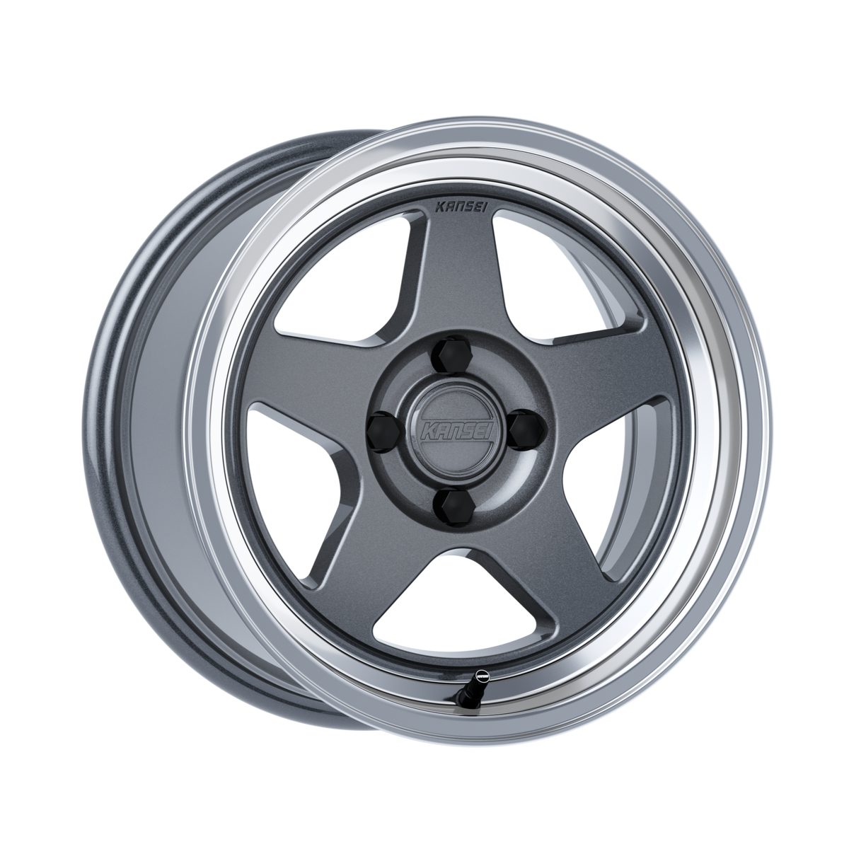 KNP 15" - Gloss Gunmetal Machined Lip