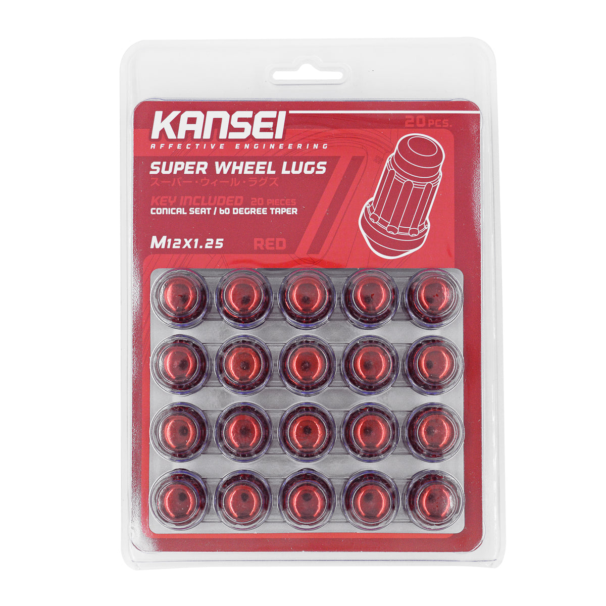 Kansei Spline Acorn Lug Nuts