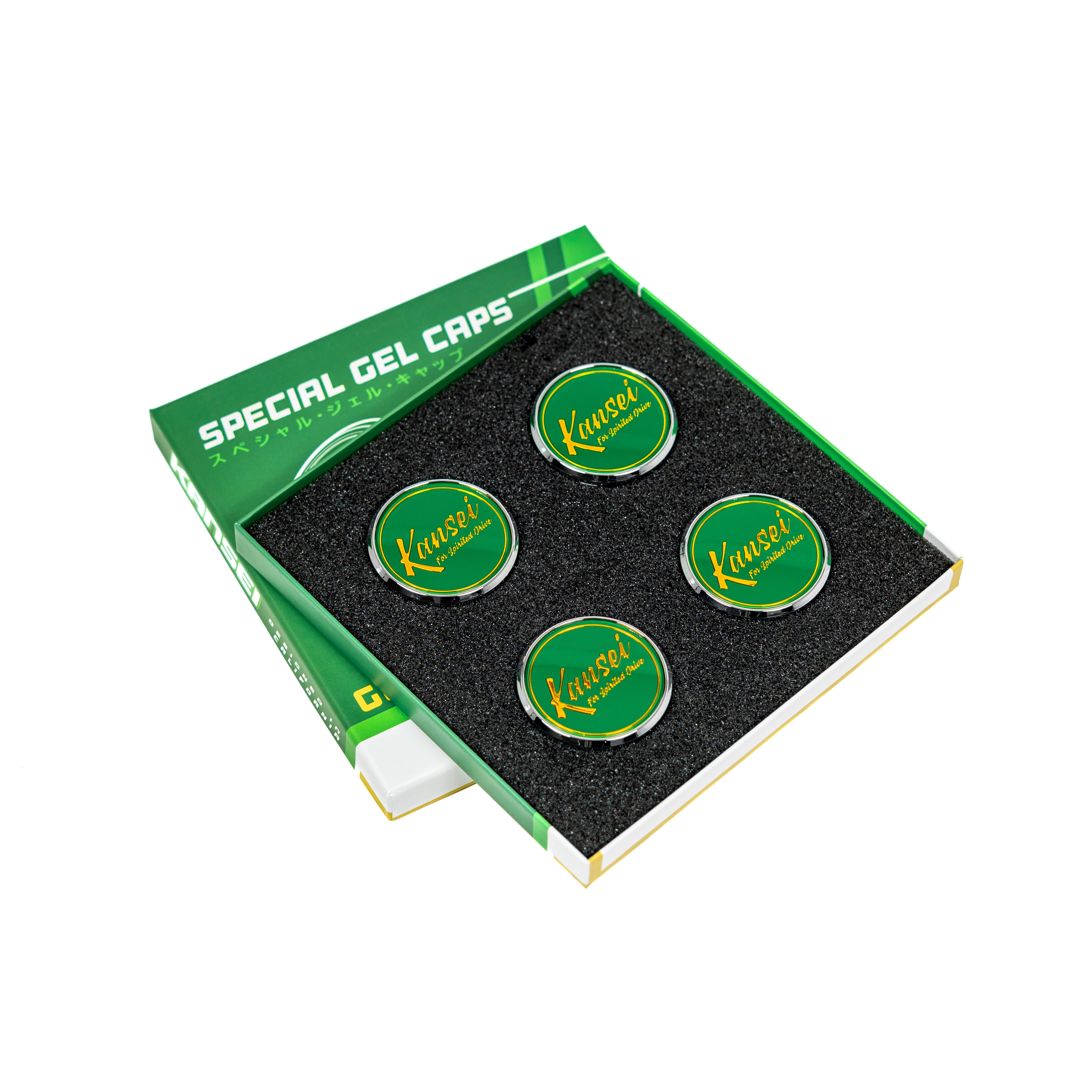 アクセサリー sei Special Edition Gold Gel Cap Boxed Set (4 pcs) – Kansei Wheels