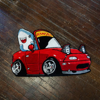 Miata Shark Rug