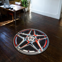 Chrome Astro Rug