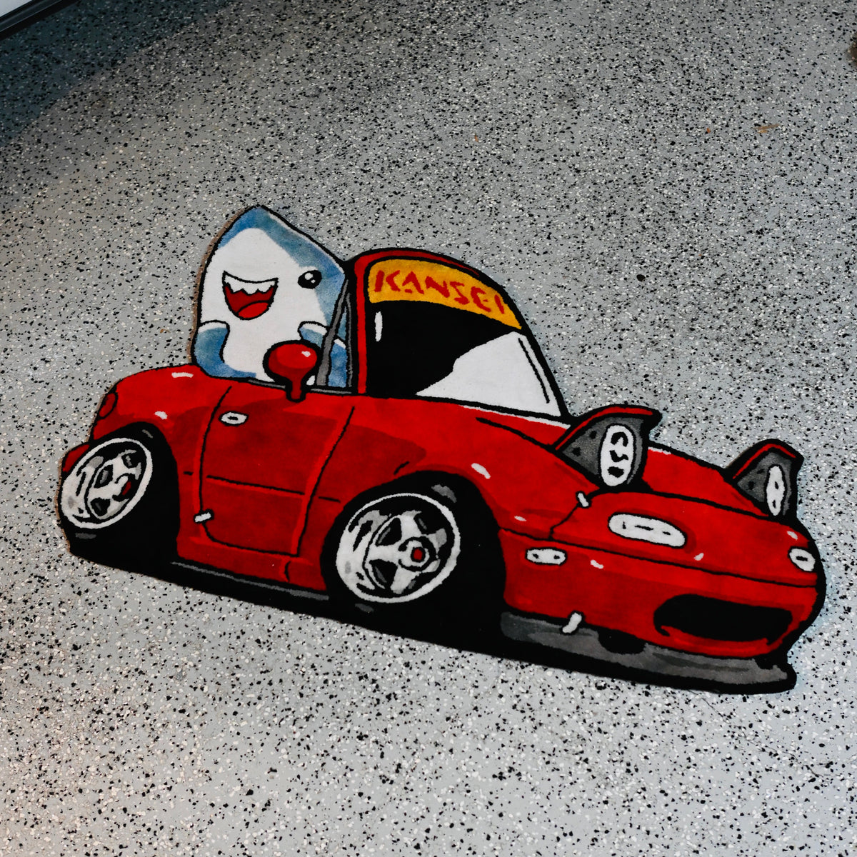 Miata Shark Rug