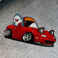 Miata Shark Rug