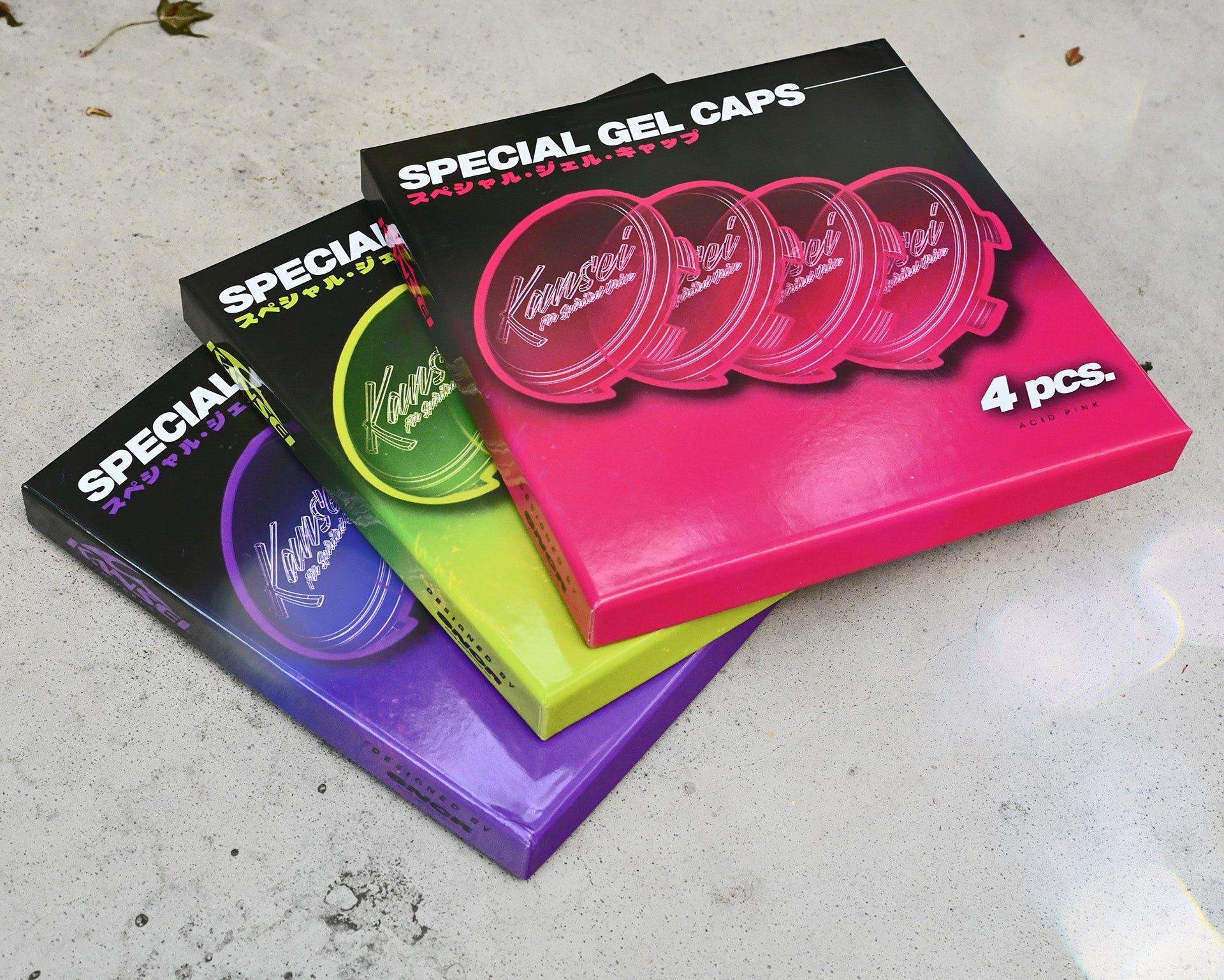 Special Edition Acid Gel Cap Boxed Set (4 pcs) – Kansei Wheels