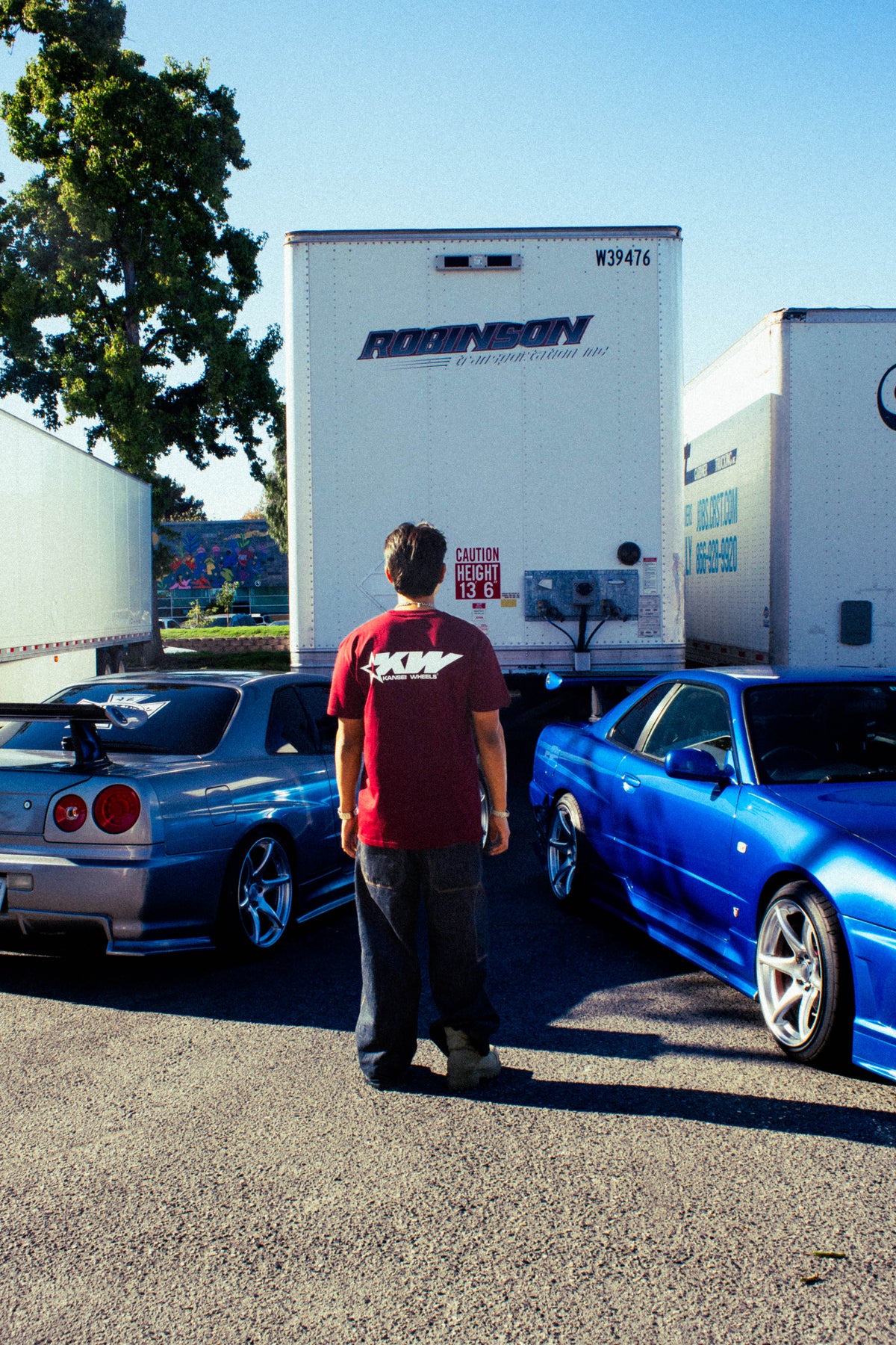 Kansei Star Tee Burgandy