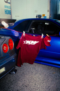 Kansei Star Tee Burgandy