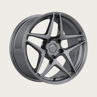 ASTRO - Gloss Gunmetal, three-quarter view