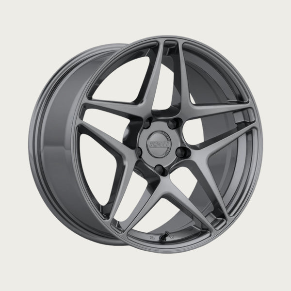 ASTRO - Gloss Gunmetal, three-quarter view
