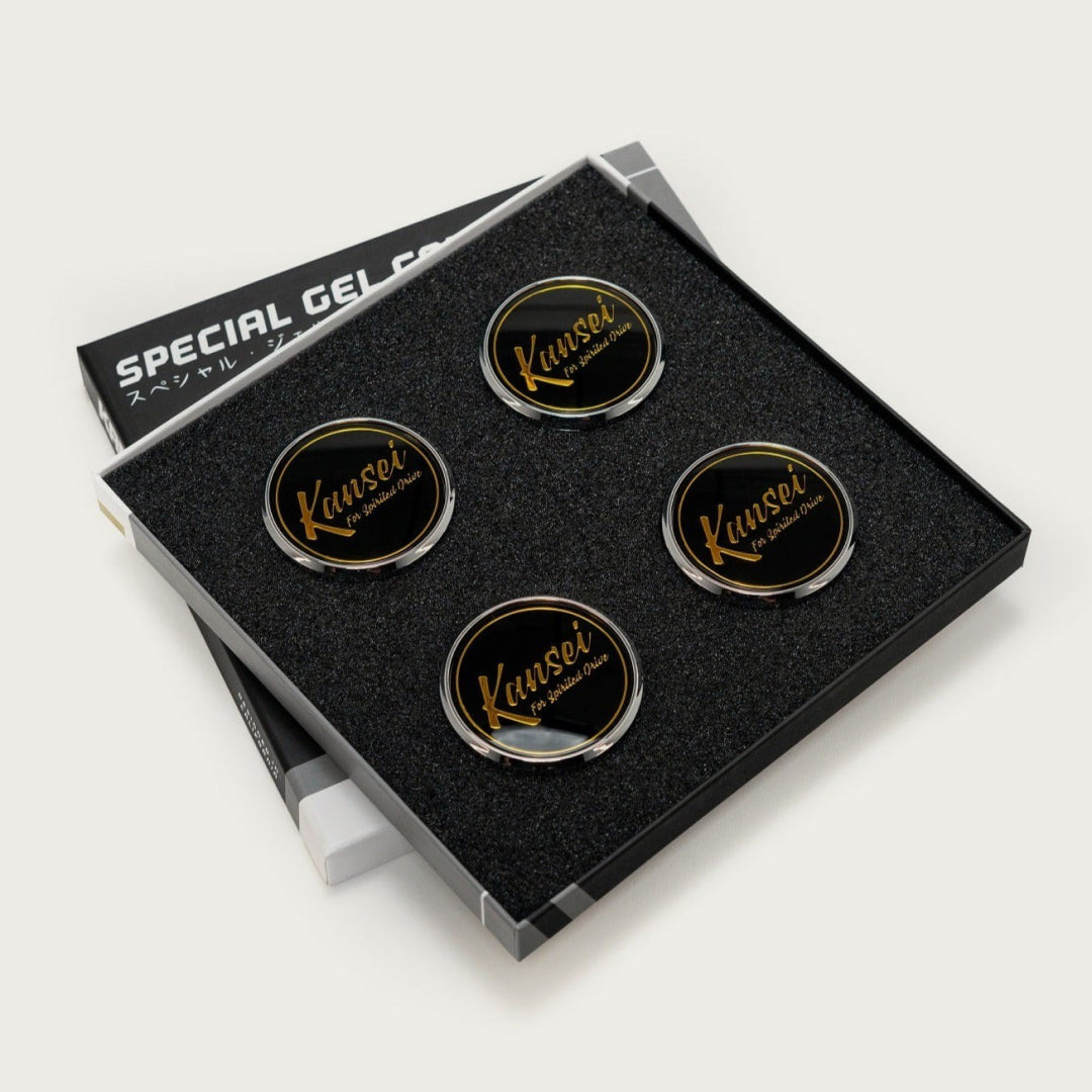 Special Edition Gold Gel Cap Boxed Set (4 pcs), Black
