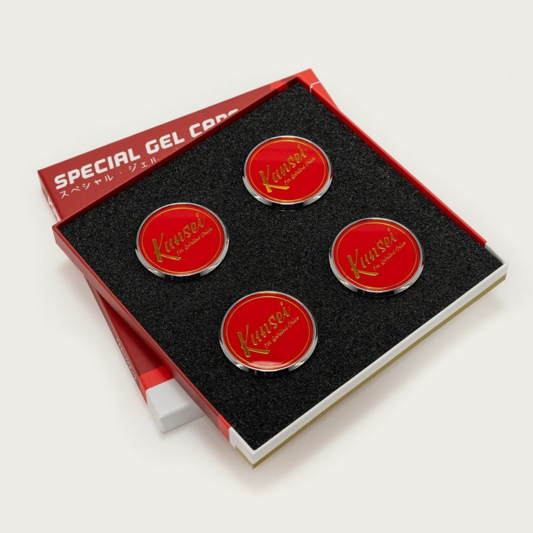 Special Edition Gold Gel Cap Boxed Set (4 pcs), Red