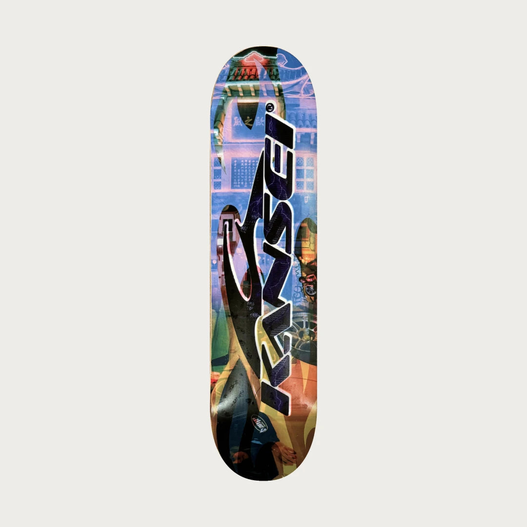 Kansei Blue/Yellow S2000 SK8 Deck, front