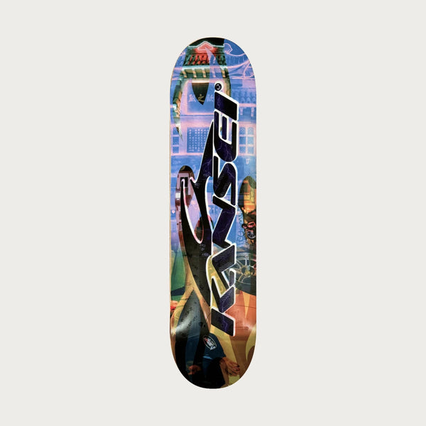 Kansei Blue/Yellow S2000 SK8 Deck, front