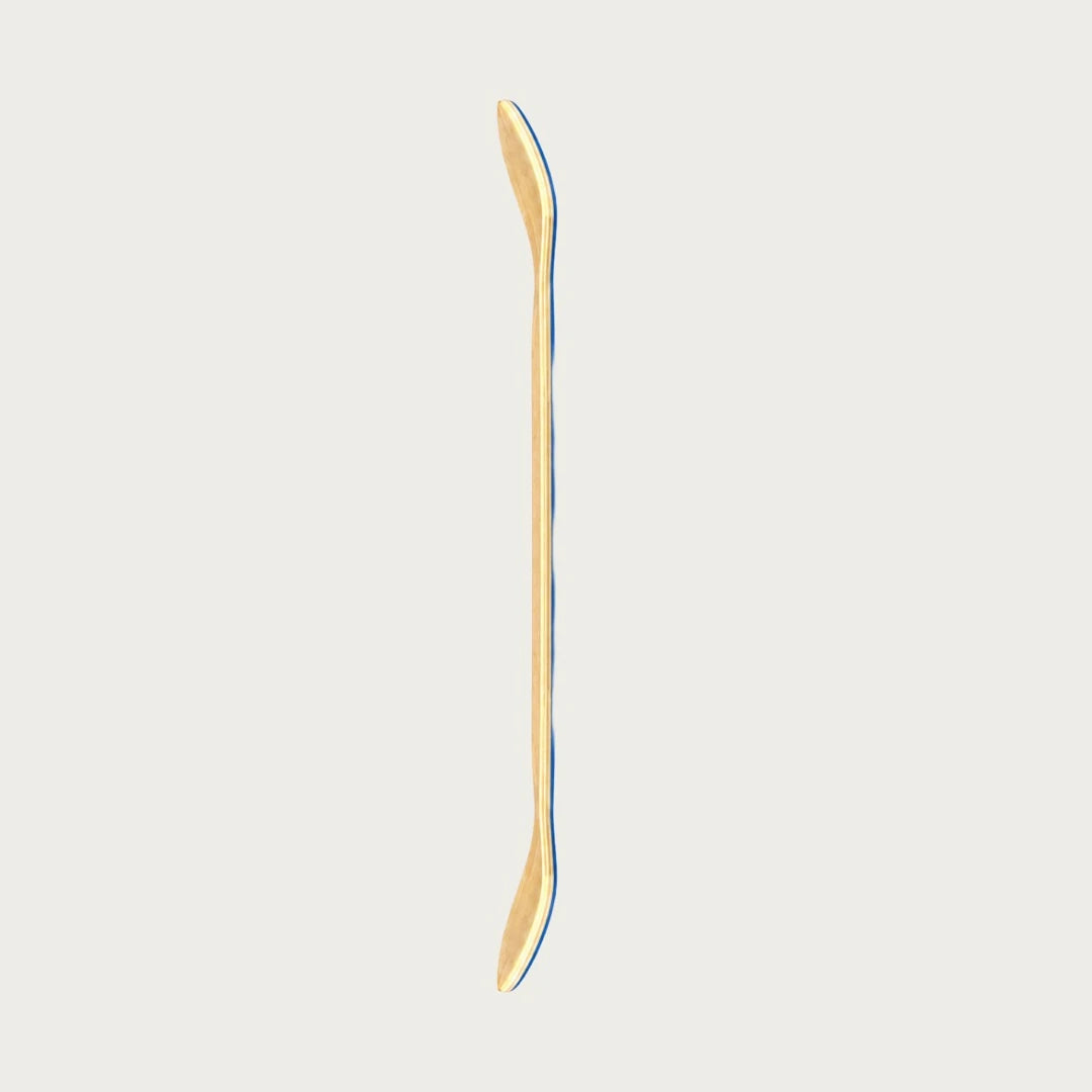 Kansei Blue/Yellow S2000 SK8 Deck, angled view