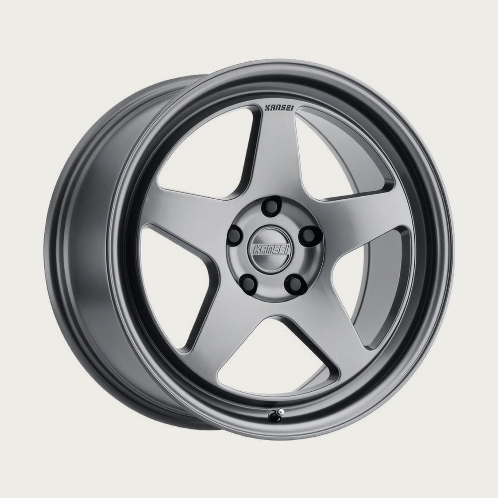 KNP - Gloss Gunmetal, three-quarter view