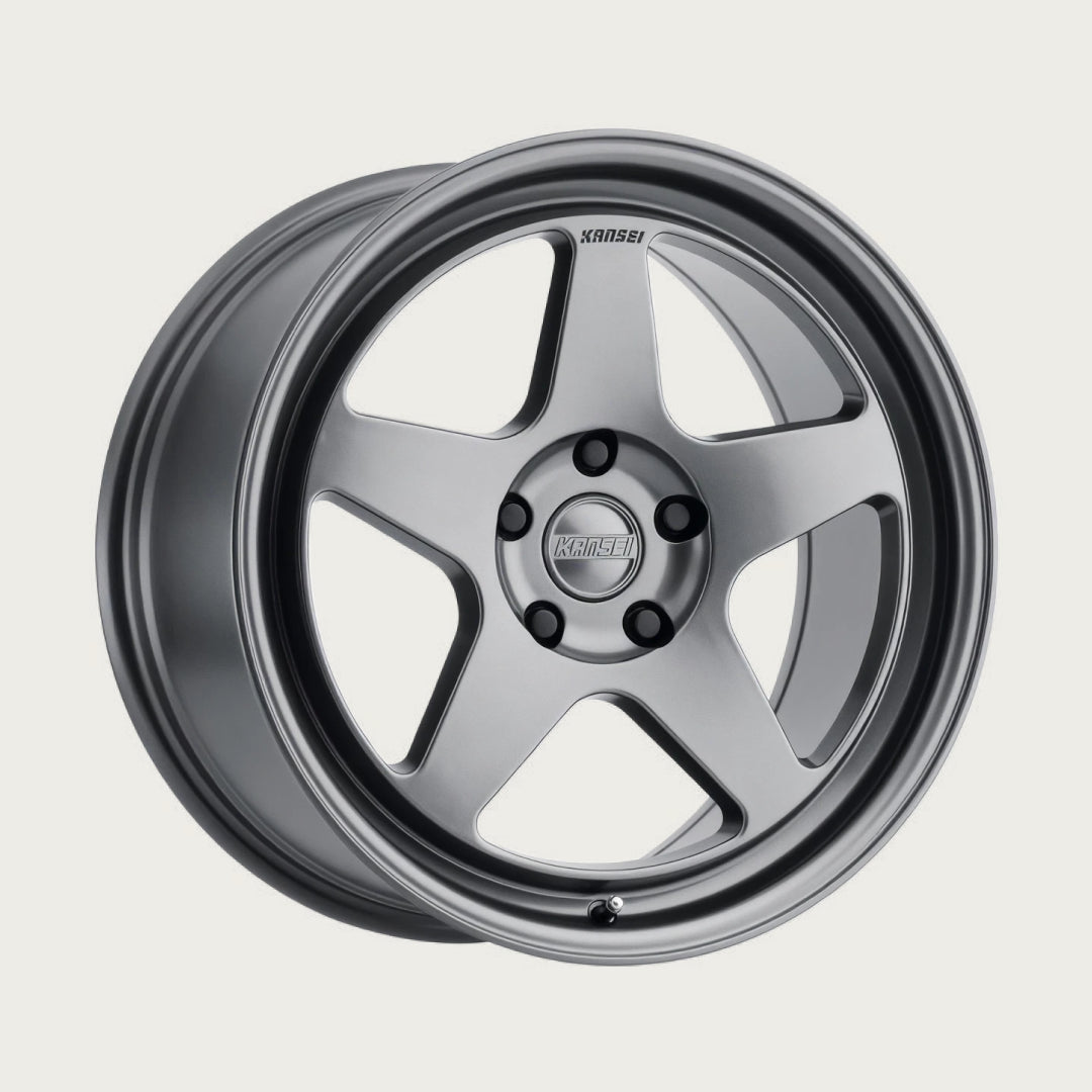 KNP - Gloss Gunmetal, three-quarter view