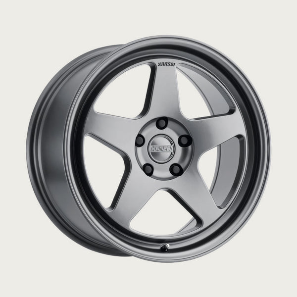 KNP - Gloss Gunmetal, three-quarter view