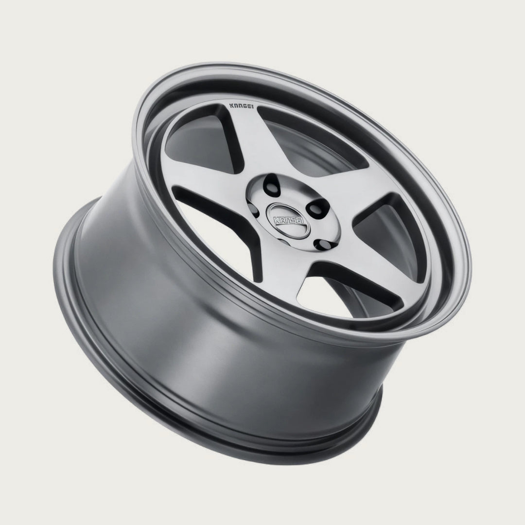 KNP - Gloss Gunmetal, laid flat