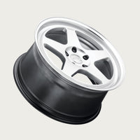 KNP - Hyper Silver with Bright Machined Lip, laid flat