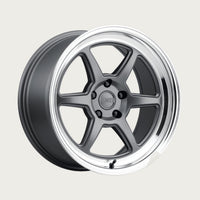 ROKU - Matte Grey with Bright Machined Lip, three-quarter view