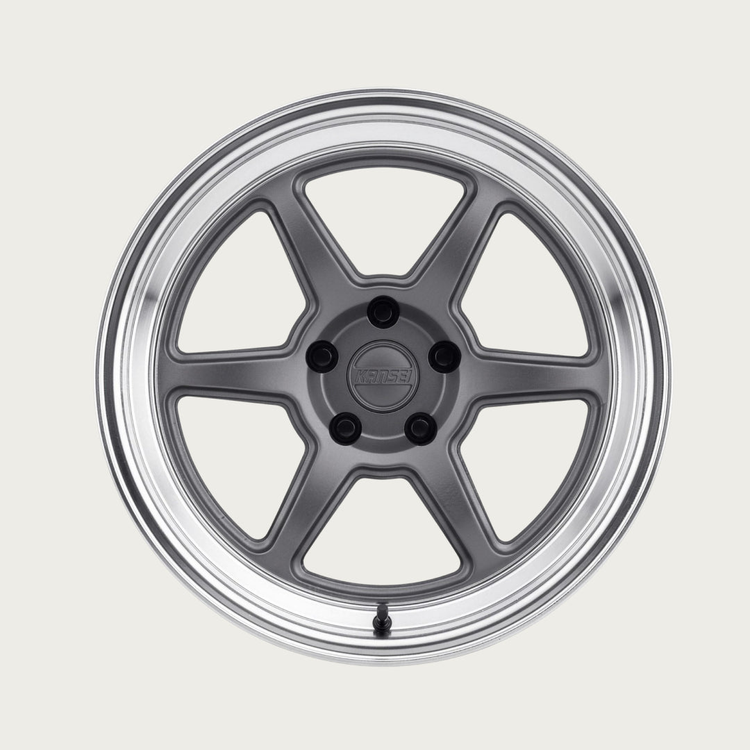ROKU - Matte Grey with Bright Machined Lip, face-on view