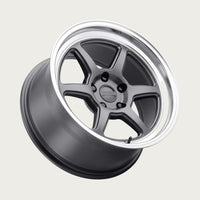 ROKU - Matte Grey with Bright Machined Lip, laid flat
