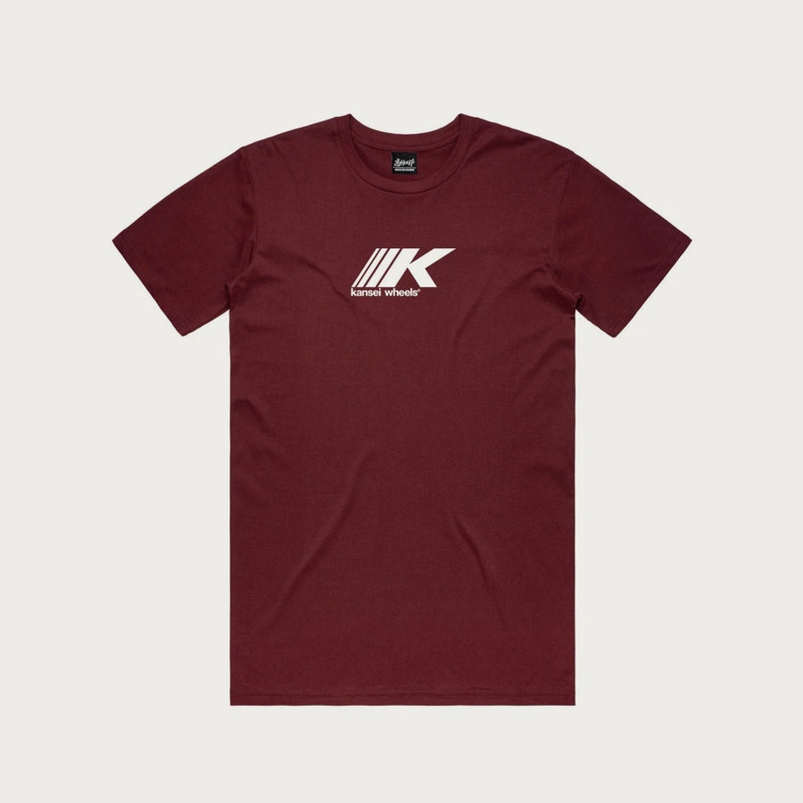Kansei Star Tee Burgundy