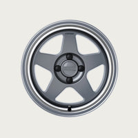 KNP 15" - Gloss Gunmetal Machined Lip, face-on view