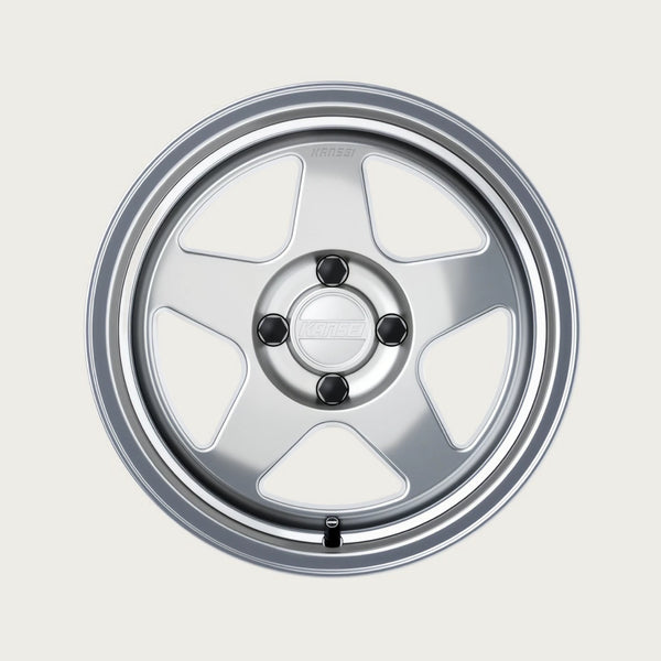 KNP 15" - Hyper Silver Machined Lip, face-on view