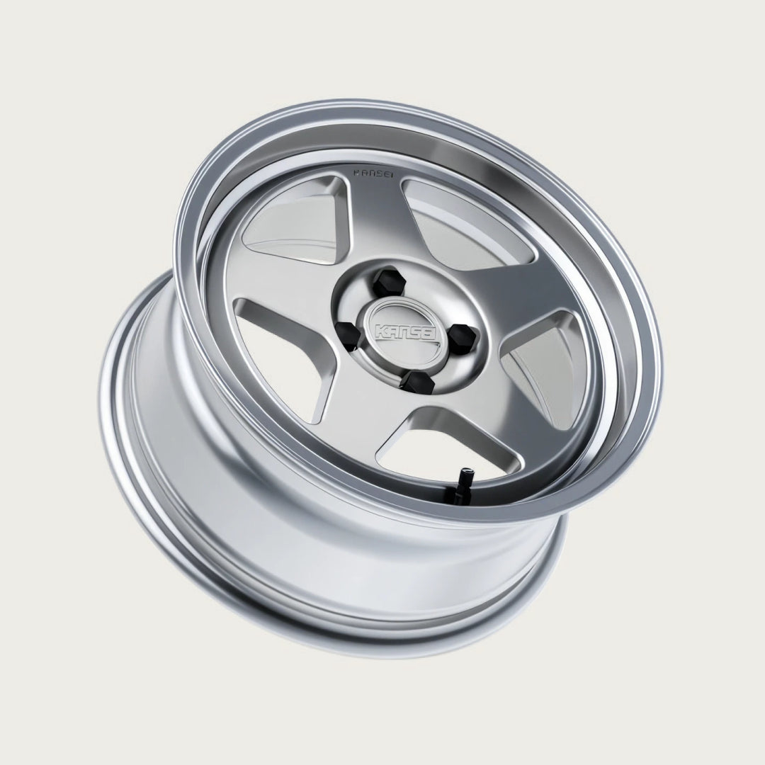 KNP 15" - Hyper Silver Machined Lip, laid flat
