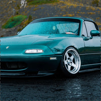 KNP 15" - Hyper Silver Machined Lip, on a car