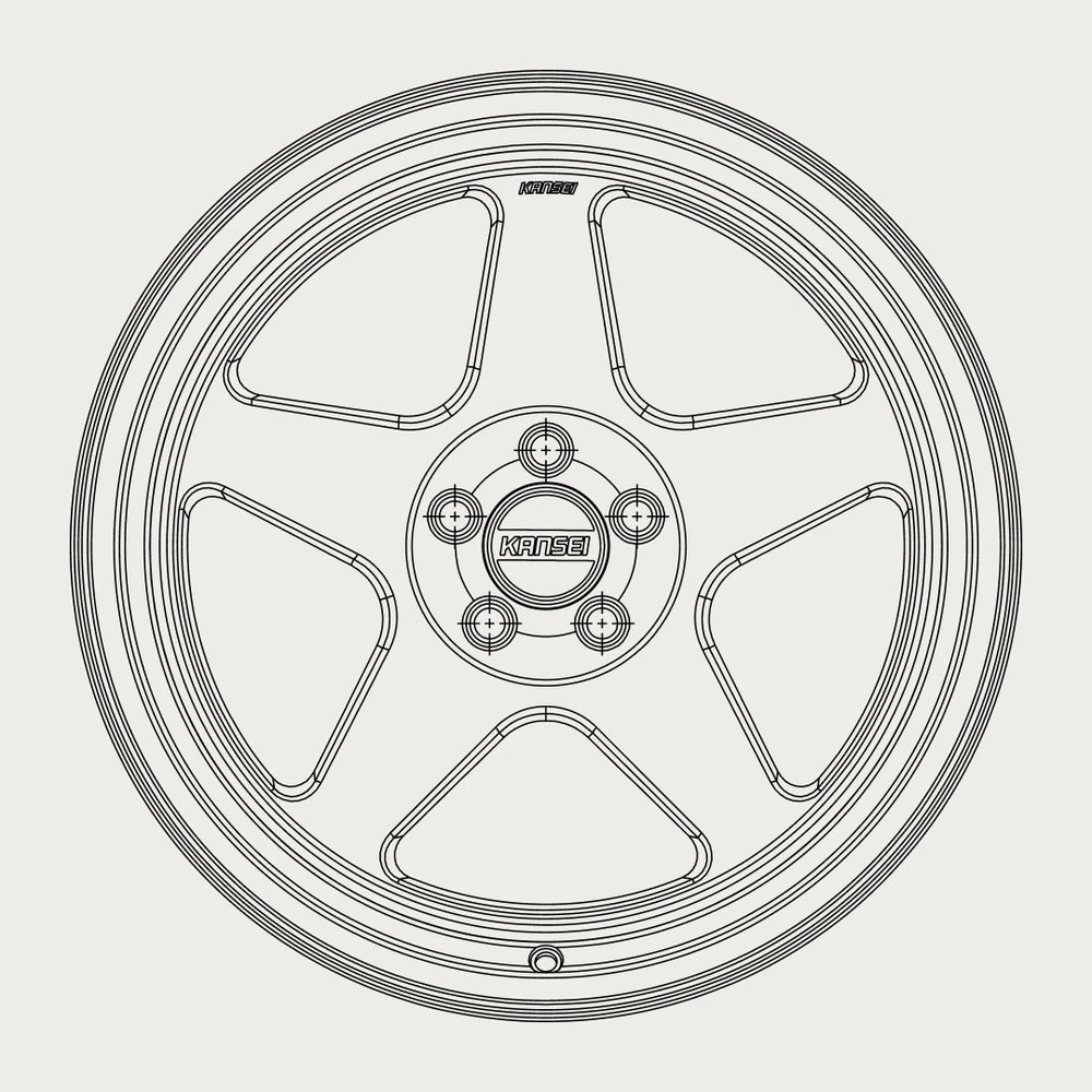 KNP - Textured Bronze line art