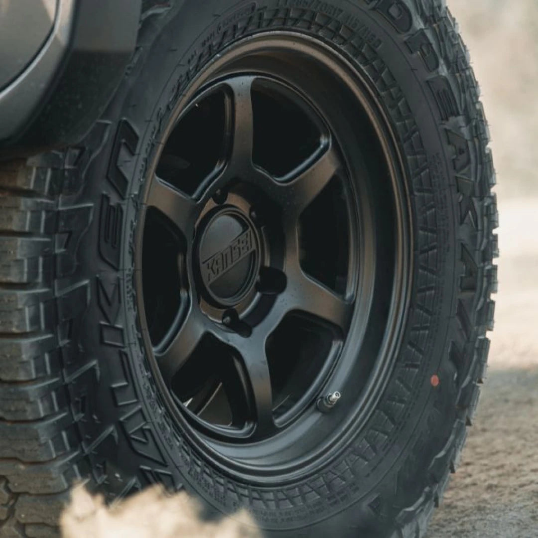 ROKU Off-Road - Matte Black, rim close-up