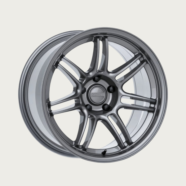 SEVEN - Gloss Gunmetal, three-quarter view