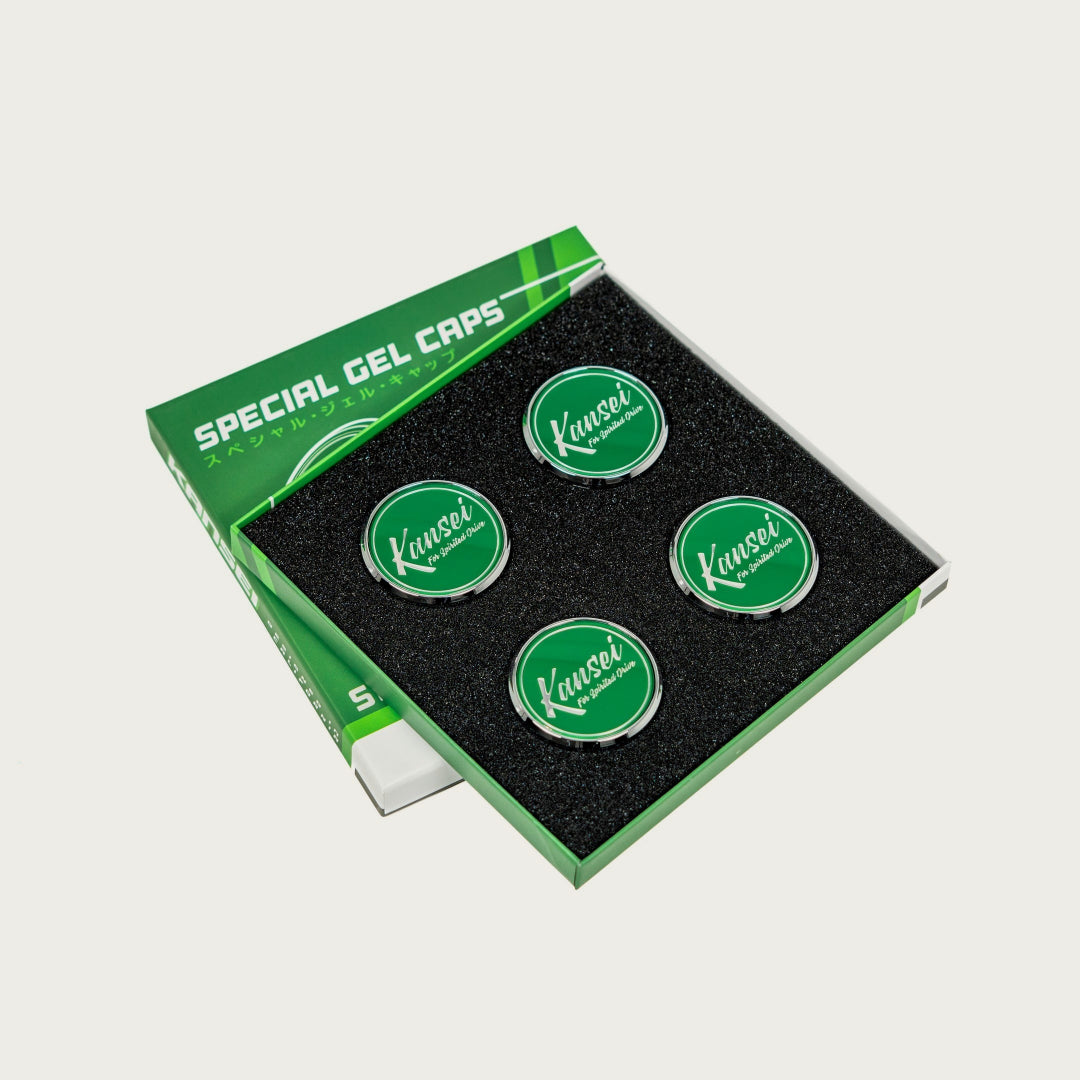 Special Edition Silver Gel Cap Boxed Set (4 pcs), Green