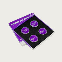 Special Edition Silver Gel Cap Boxed Set (4 pcs), Purple