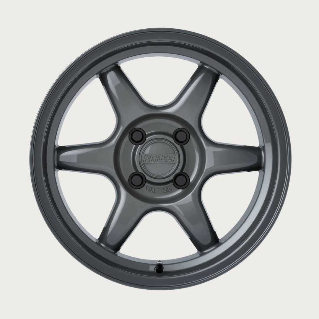 TANDEM 15" - Gloss Gunmetal, face-on view