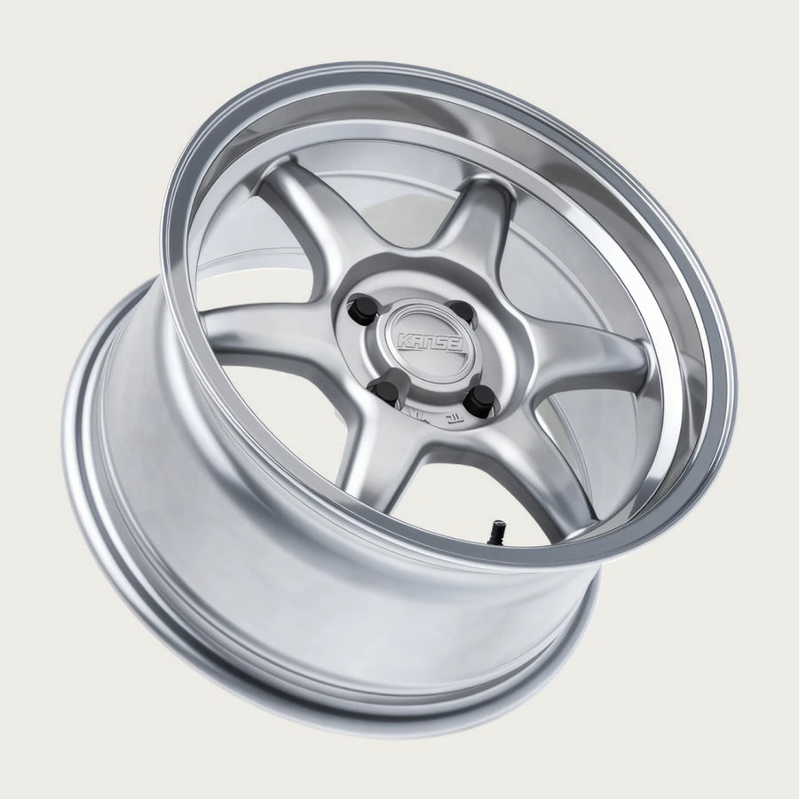 TANDEM 15" - Hyper Silver Machined Lip, laid flat