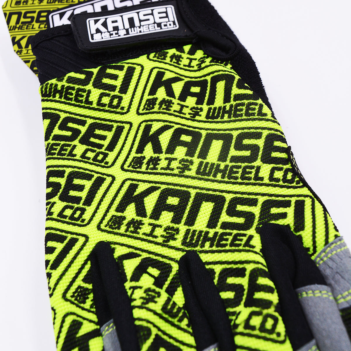 Kansei Touch Screen Mechanic Gloves (Green)