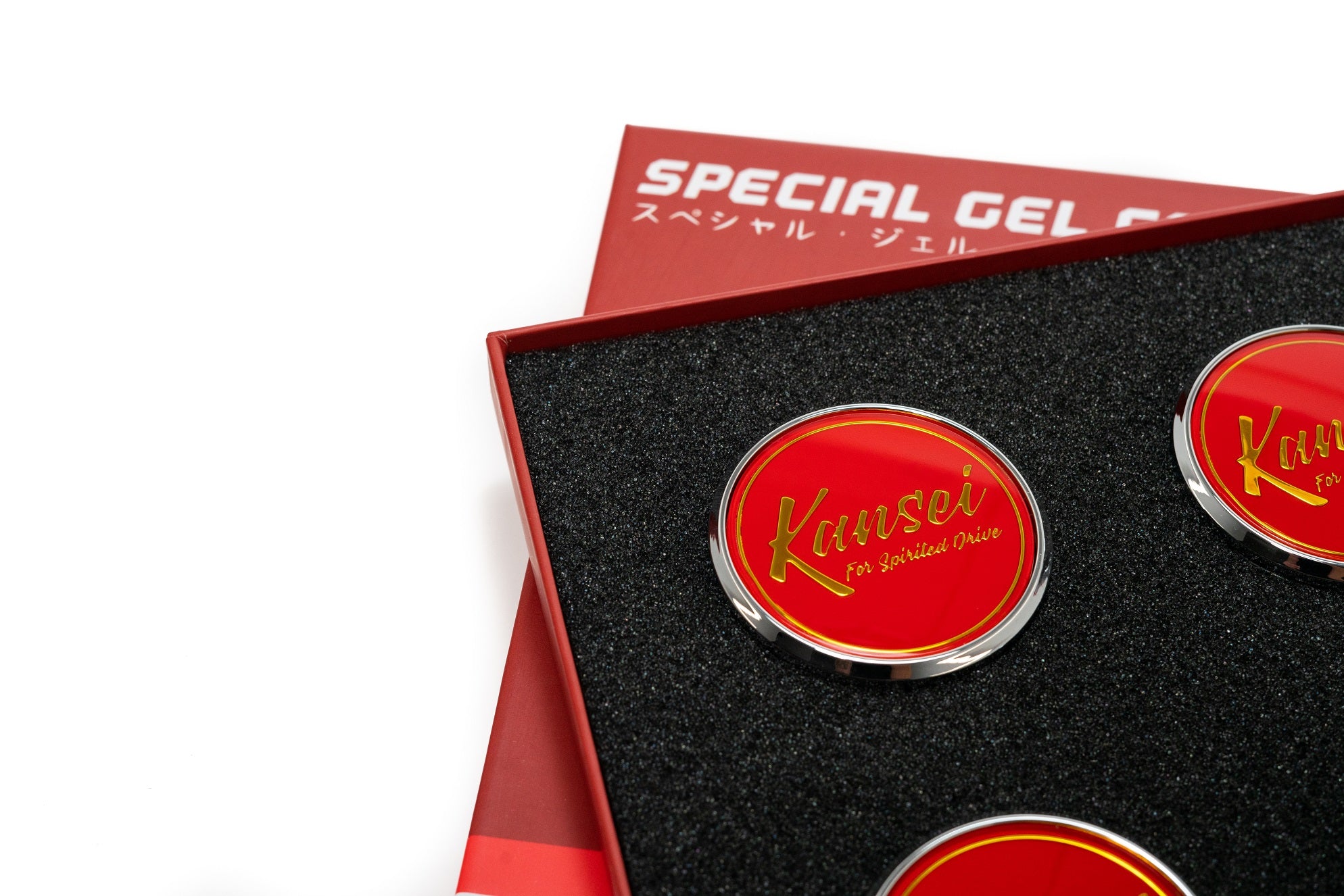 Special Edition Gold Gel Cap Boxed Set (4 pcs) – Kansei Wheels