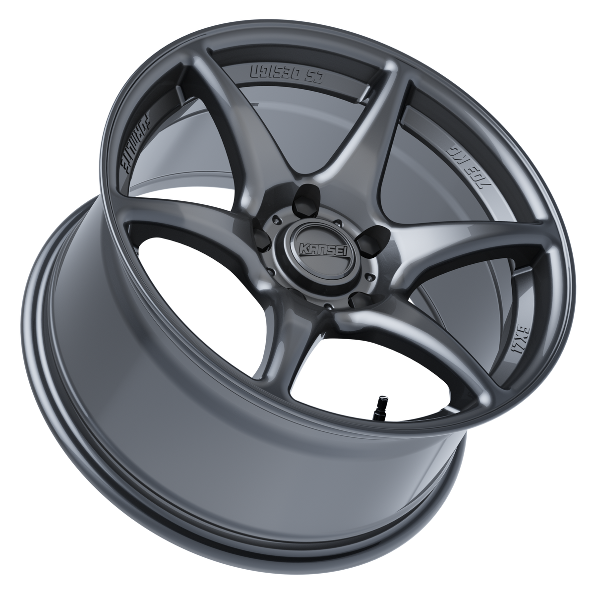 TANDEM - Gloss Gunmetal – Kansei Wheels TANDEM - Gloss Gunmetal – Kansei Wheels