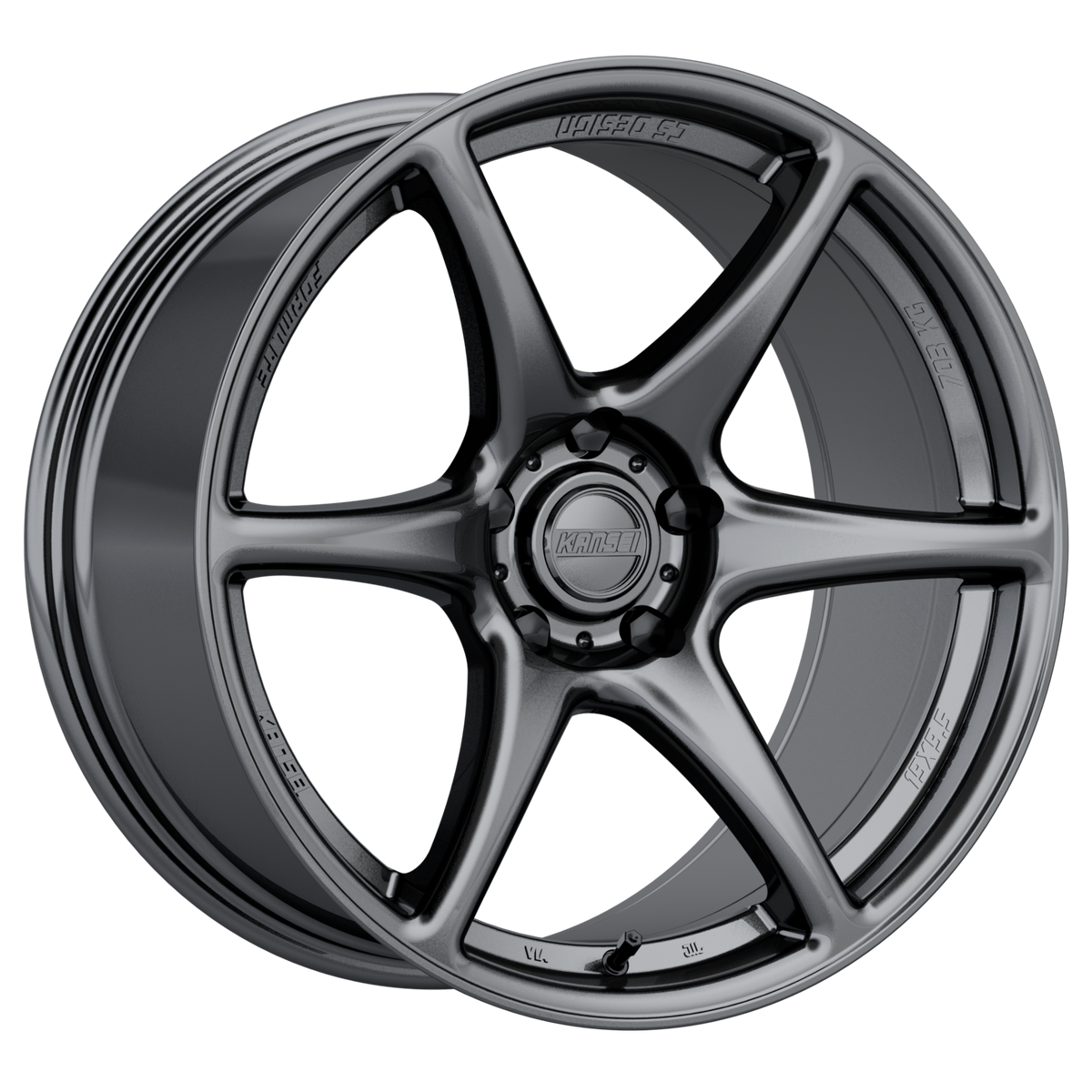 TANDEM - Gloss Gunmetal – Kansei Wheels TANDEM - Gloss Gunmetal – Kansei Wheels