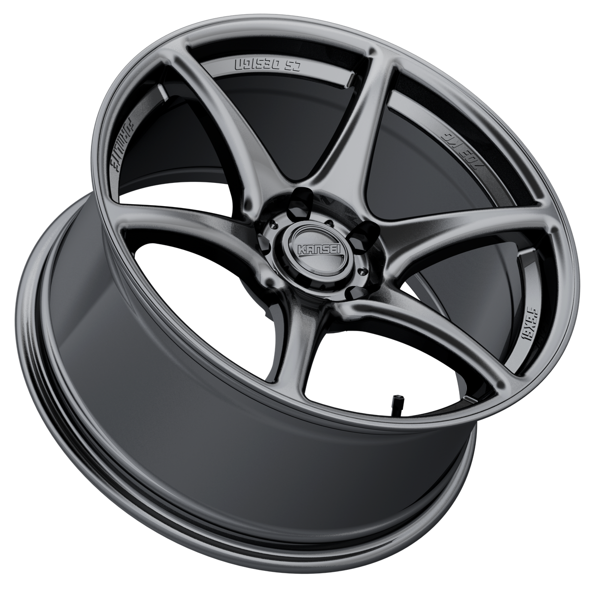 TANDEM - Gloss Gunmetal – Kansei Wheels TANDEM - Gloss Gunmetal – Kansei Wheels