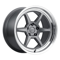 *ROKU - Matte Grey with Bright Machined Lip (18X9 | 5X100 | 12 | K14G-189016+12)