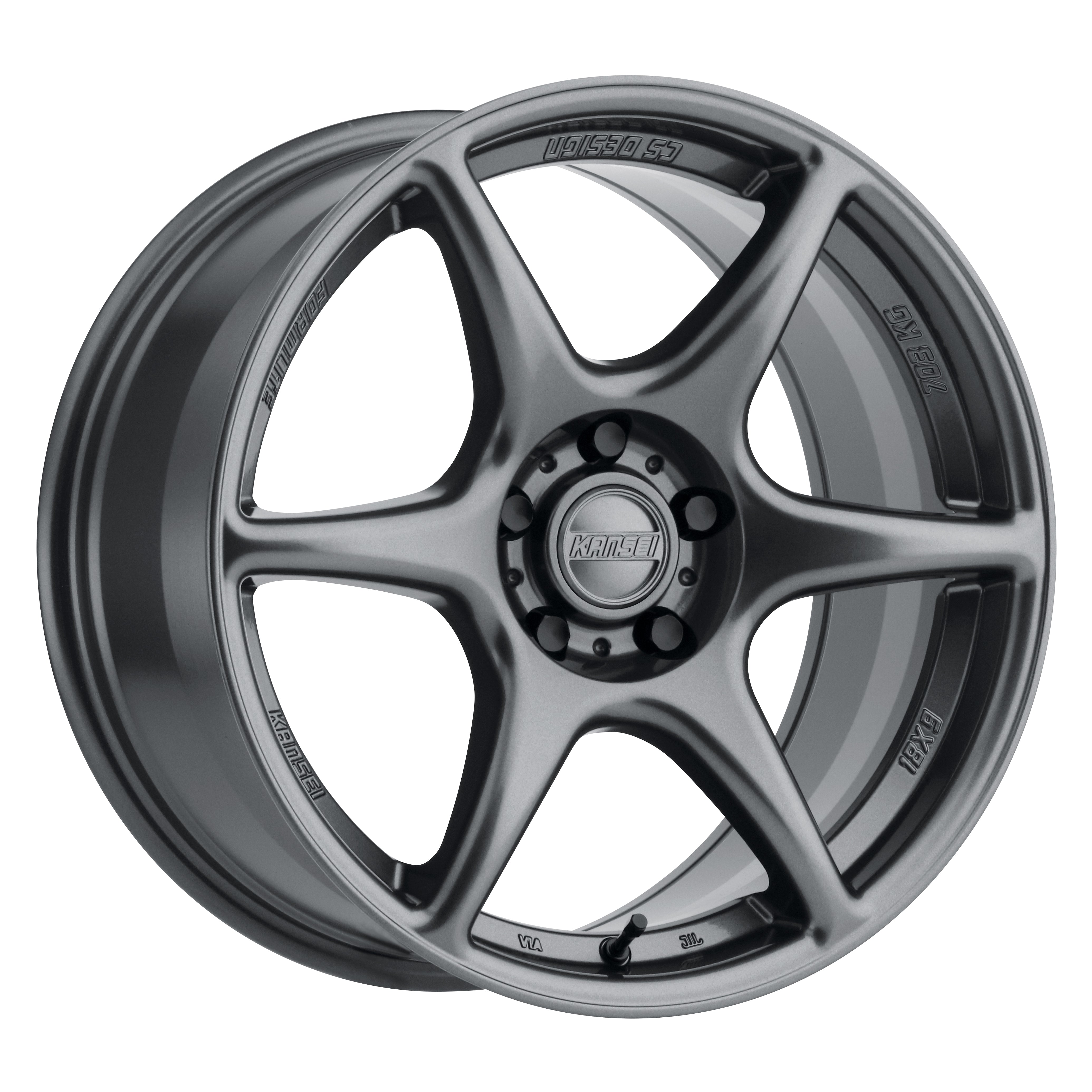 TANDEM - Gloss Gunmetal – Kansei Wheels TANDEM - Gloss Gunmetal – Kansei Wheels